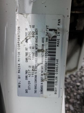 JM1BL1H30A1192004 - 2010 MAZDA SPEED 3 白色 照片 13