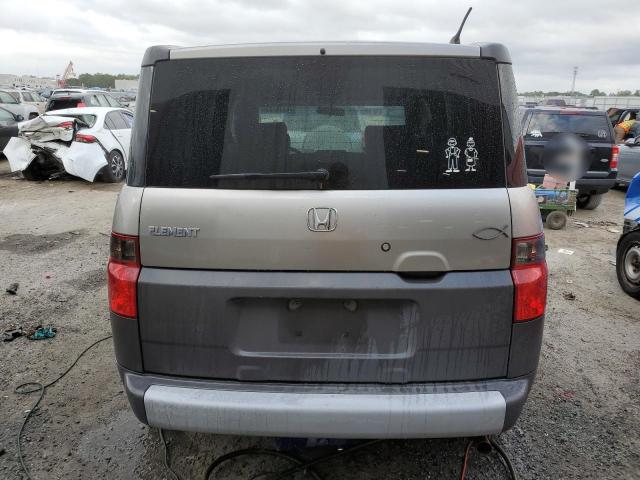 5J6YH18564L009429 - 2004 HONDA ELEMENT EX BEIGE photo 6