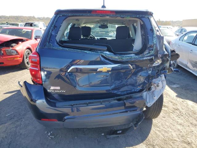 2GNALBEK1H1536349 - 2017 CHEVROLET EQUINOX LS BLUE photo 6