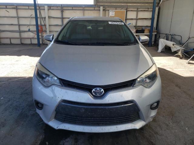 2T1BURHEXFC290778 - 2015 TOYOTA COROLLA L SILVER photo 5