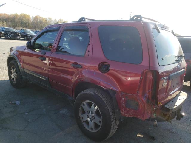 1FMYU93165KA37397 - 2005 FORD ESCAPE XLT RED photo 2