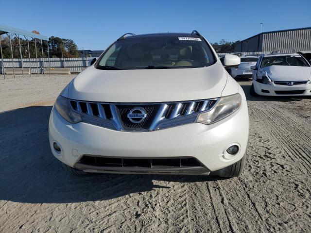 JN8AZ1MU3AW019576 - 2010 NISSAN MURANO S WHITE photo 5