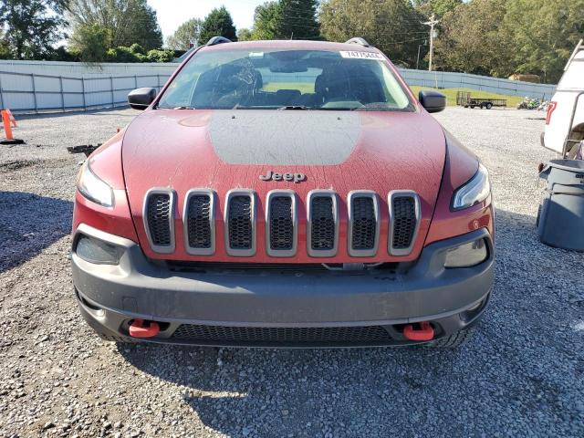 1C4PJMBS7HW656089 - 2017 JEEP CHEROKEE TRAILHAWK ბურგუნდია ფოტო 5