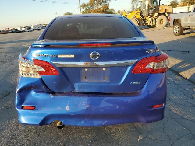 3N1AB7AP5EY331739 - 2014 NISSAN SENTRA S BLUE photo 6