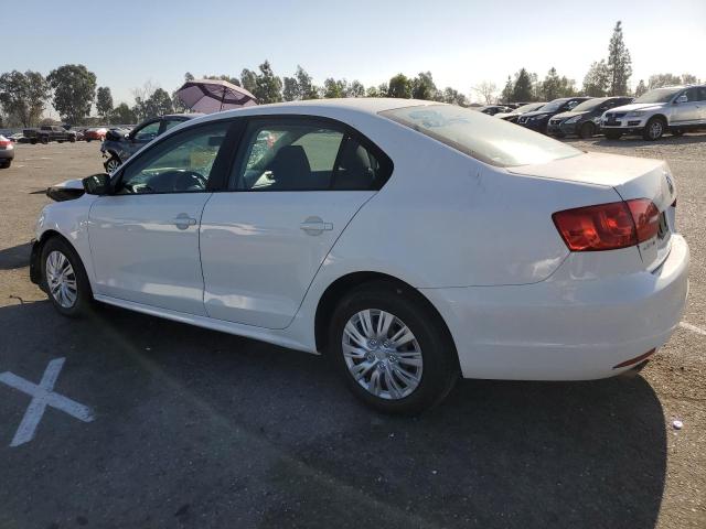 3VW2K7AJ7CM422770 - 2012 VOLKSWAGEN JETTA BASE WHITE photo 2