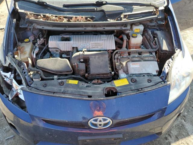 JTDKN3DU3B0304824 - 2011 TOYOTA PRIUS BLUE photo 11