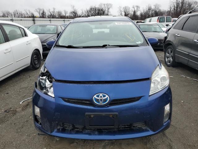 JTDKN3DU3B0304824 - 2011 TOYOTA PRIUS BLUE photo 5