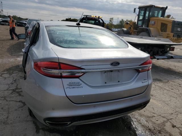 3FA6P0H91HR119430 - 2017 FORD FUSION SE SILVER photo 6