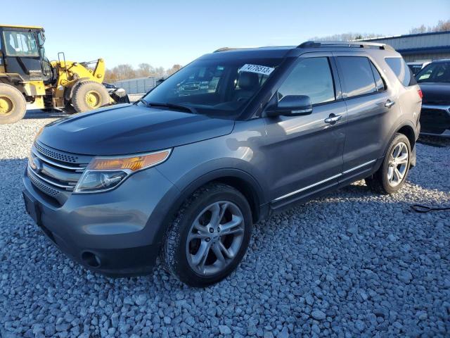 1FM5K8F8XEGB55421 - 2014 FORD EXPLORER LIMITED CHARCOAL photo 1