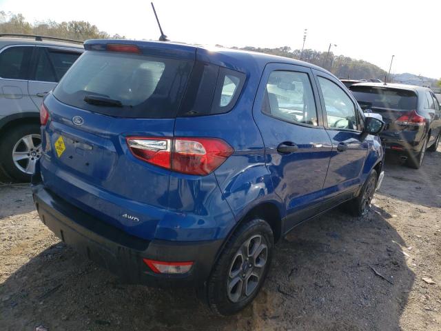 MAJ6P1SL5JC228374 - 2018 FORD ECOSPORT S BLUE photo 3