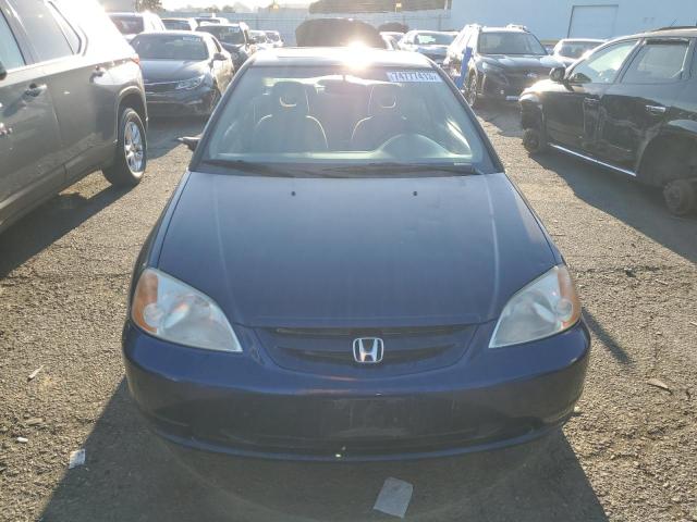 1HGEM229X1L086226 - 2001 HONDA CIVIC SI BLUE photo 5