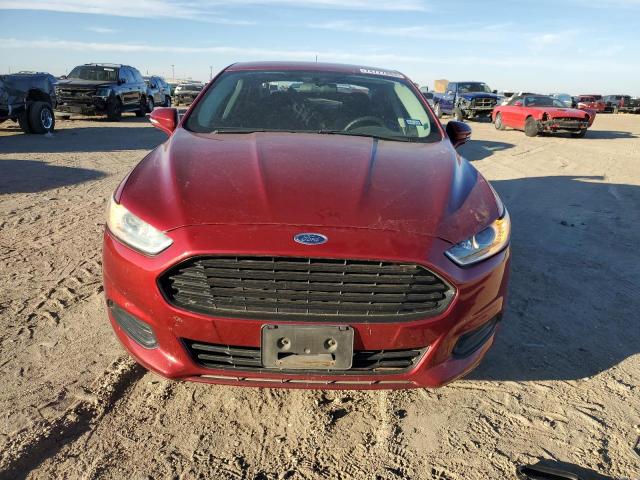 3FA6P0H76ER176037 - 2014 FORD FUSION SE RED photo 5