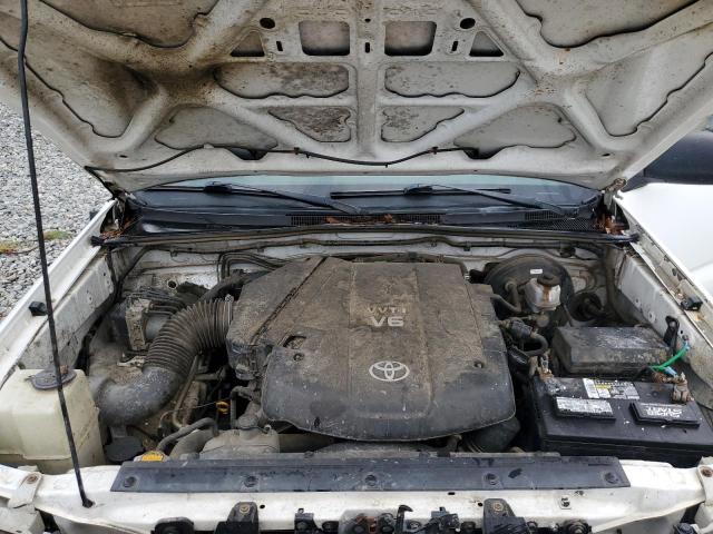 3TMJU4GN2AM107664 - 2010 TOYOTA TACOMA DOUBLE CAB PRERUNNER WHITE photo 11