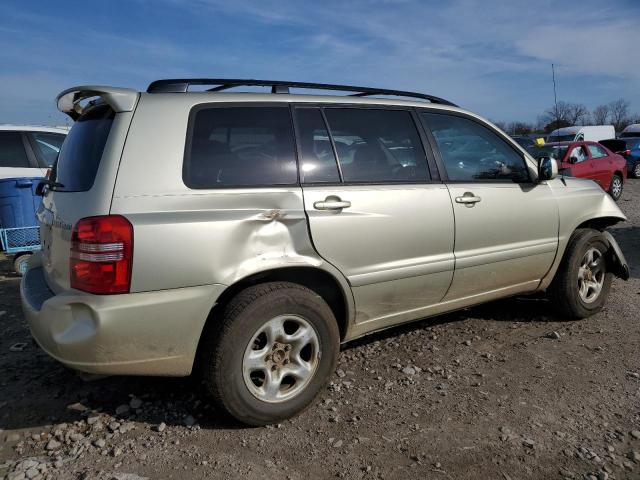 JTEGD21A430072602 - 2003 TOYOTA HIGHLANDER GOLD photo 3