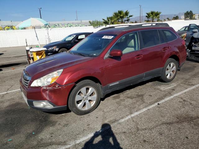 4S4BRCKC2B3393973 - 2011 SUBARU OUTBACK 2.5I LIMITED BURGUNDY photo 1