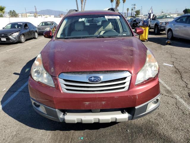 4S4BRCKC2B3393973 - 2011 SUBARU OUTBACK 2.5I LIMITED BURGUNDY photo 5