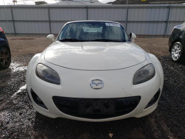 JM1NC25F090200301 - 2009 MAZDA MX-5 MIATA WHITE photo 5