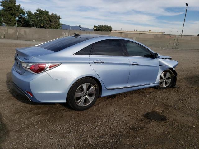 KMHEC4A45CA044432 - 2012 HYUNDAI SONATA HYBRID BLUE photo 3