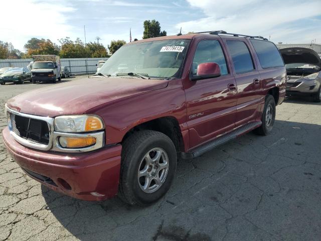 1GKFK66U85J170081 - 2005 GMC YUKON XL DENALI BURGUNDY photo 1