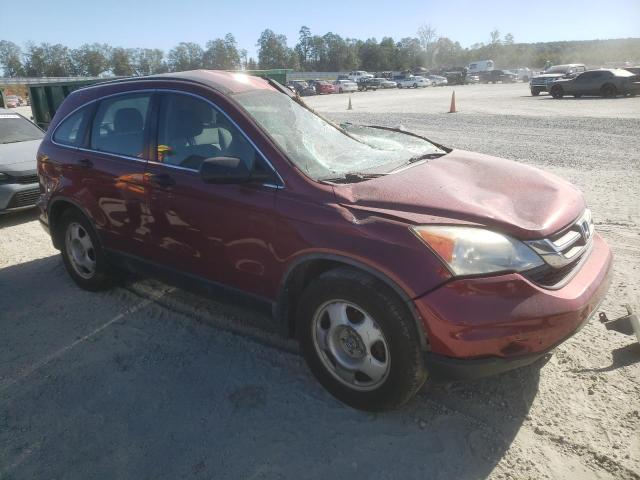 5J6RE4H32BL079469 - 2011 HONDA CR-V LX BURGUNDY photo 4