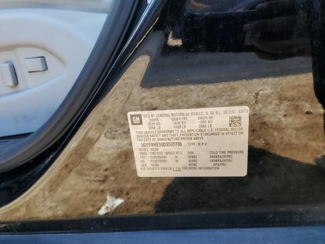 3GYFNHE30DS597706 - 2013 CADILLAC SRX PERFORMANCE COLLECTION Noir photo 13