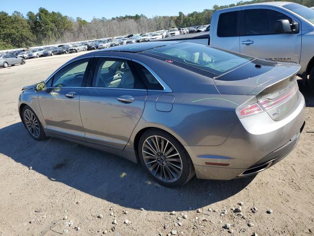 3LN6L2LU3GR612341 - 2016 LINCOLN MKZ HYBRID GRAY photo 2