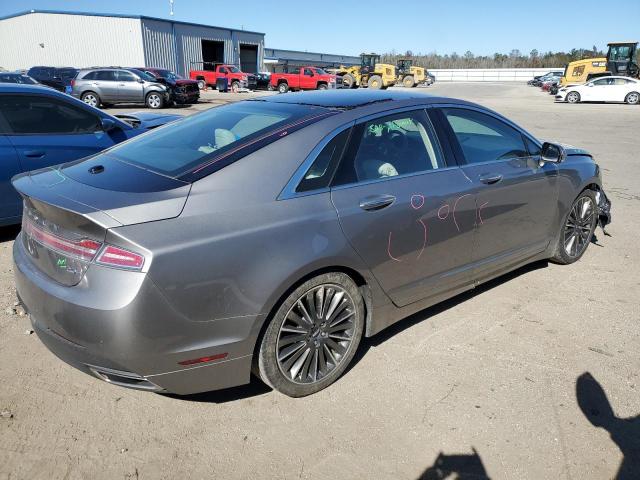 3LN6L2LU3GR612341 - 2016 LINCOLN MKZ HYBRID GRAY photo 3