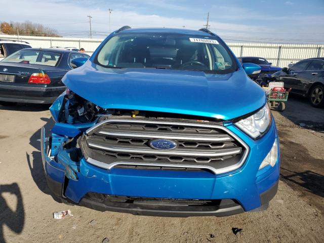 MAJ6P1UL5JC189282 - 2018 FORD ECOSPORT SE BLUE photo 5