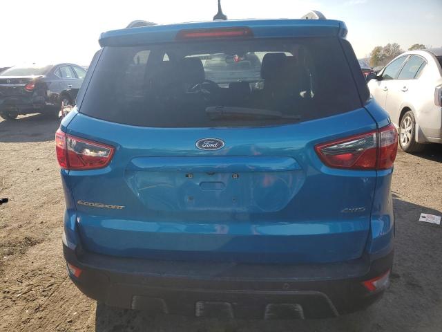MAJ6P1UL5JC189282 - 2018 FORD ECOSPORT SE BLUE photo 6