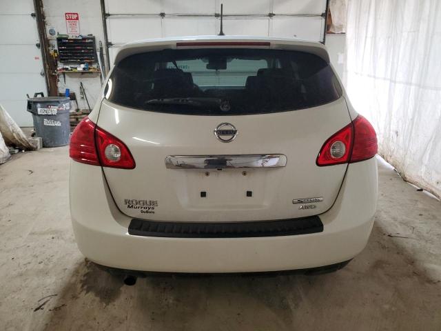 JN8AS5MV0DW109132 - 2013 NISSAN ROGUE S WHITE photo 6