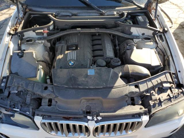 WBXPC93408WJ23785 - 2008 BMW X3 3.0SI WHITE photo 12