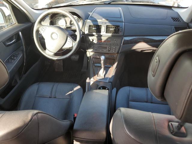 WBXPC93408WJ23785 - 2008 BMW X3 3.0SI WHITE photo 8