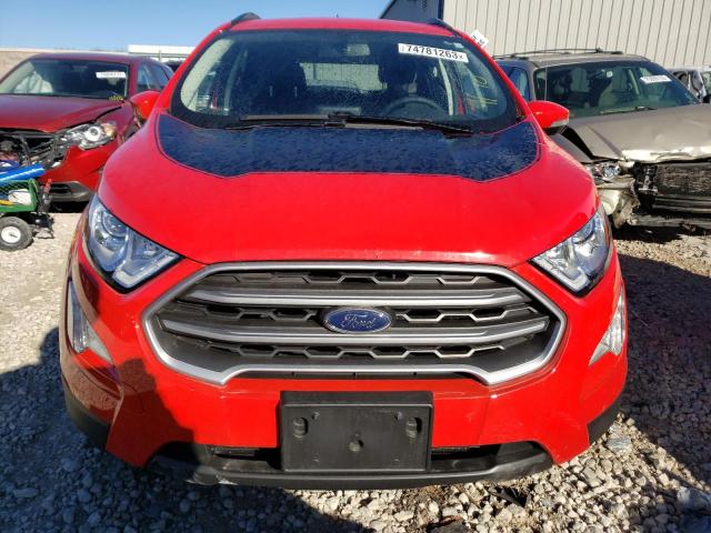 MAJ6S3GL6NC459602 - 2022 FORD ECOSPORT SE Kırmızı fotoğraf 5