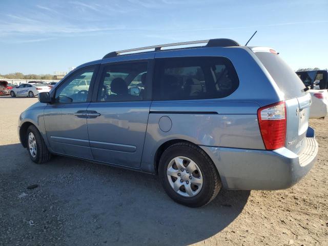 KNDMB233X96279724 - 2009 KIA SEDONA EX BLUE photo 2