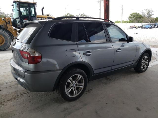 WBXPA93486WG79249 - 2006 BMW X3 3.0I GRAY photo 3