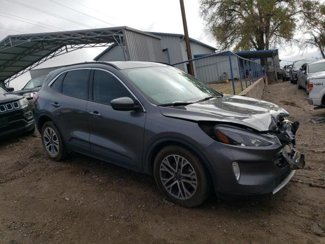 1FMCU0H6XMUA30062 - 2021 FORD ESCAPE SEL GRAY photo 4