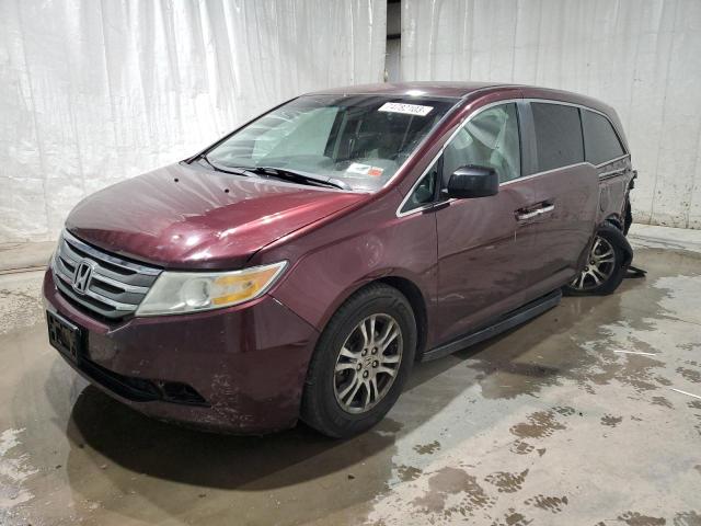 5FNRL5H45CB029227 - 2012 HONDA ODYSSEY EX BURGUNDY photo 1