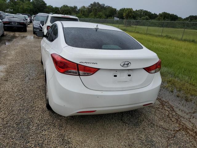 5NPDH4AE6DH438302 - 2013 HYUNDAI ELANTRA GLS WHITE photo 6