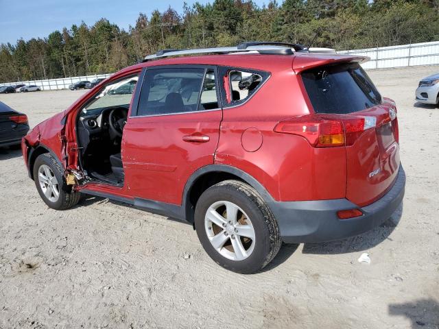 2T3RFREV0EW136744 - 2014 TOYOTA RAV4 XLE RED photo 2