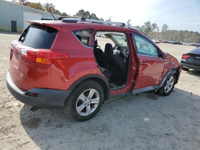 2T3RFREV0EW136744 - 2014 TOYOTA RAV4 XLE RED photo 3