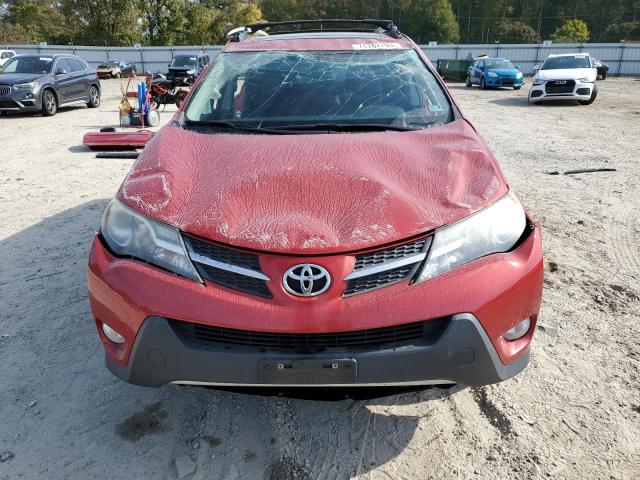 2T3RFREV0EW136744 - 2014 TOYOTA RAV4 XLE RED photo 5