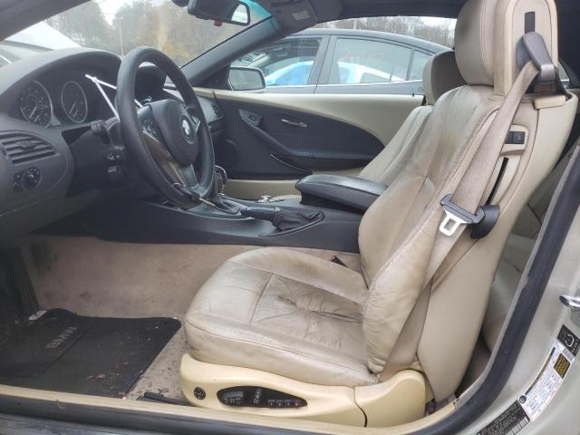 WBAEK73495B324239 - 2005 BMW 645 CI AUTOMATIC BEIGE photo 7