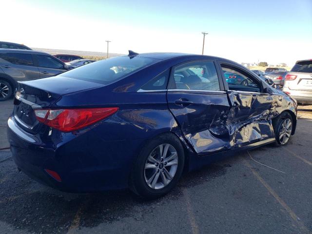 5NPEB4AC3EH946636 - 2014 HYUNDAI SONATA GLS BLUE photo 3