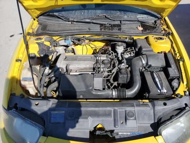 1G1JF12F857112630 - 2005 CHEVROLET CAVALIER LS YELLOW photo 11