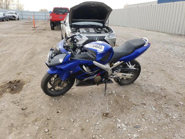 JH2PC35016M700439 - 2006 HONDA CBR600 F4 BLUE photo 2