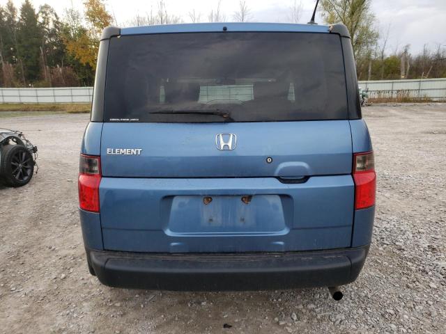 5J6YH28748L017218 - 2008 HONDA ELEMENT EX BLUE photo 6