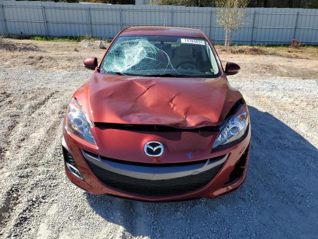 JM1BL1H59A1153378 - 2010 MAZDA 3 S RED photo 5