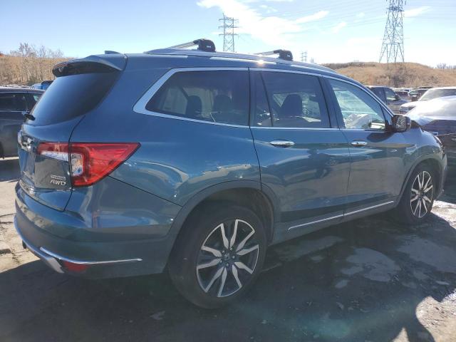 5FNYF6H93KB092183 - 2019 HONDA PILOT TOURING BLUE photo 3