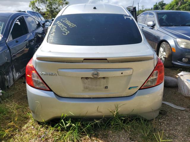 3N1CN7AP7FL859703 - 2015 NISSAN VERSA S SILVER photo 6