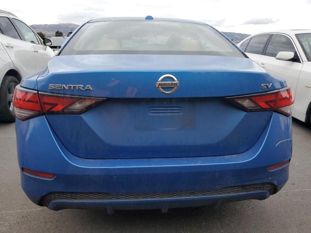 3N1AB8CV4LY284153 - 2020 NISSAN SENTRA SV BLUE photo 6